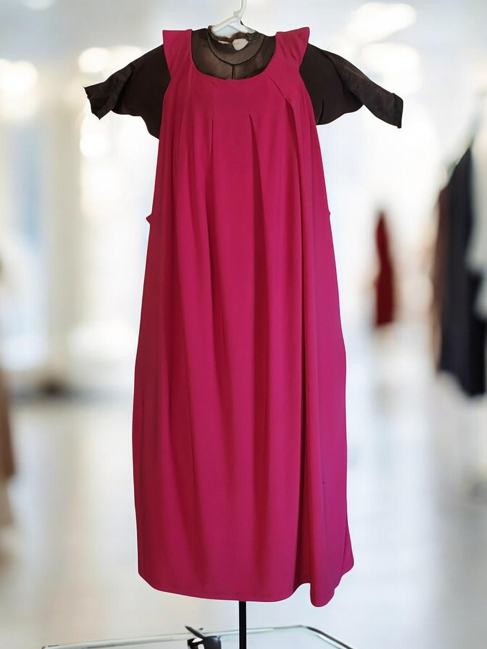 Emma & Michele Fuchsia Sleeveless Dress